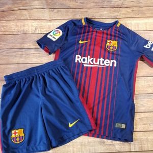 Nike youth Messi #10 Barcelona soccer 2pc set